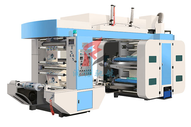 Four-color flexographic press
